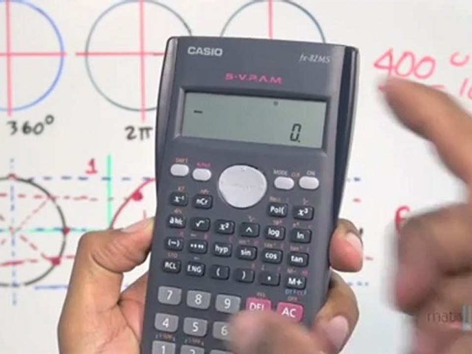 Modo DEG/RAD/GRAD de una calculadora cientifica - Vídeo Dailymotion