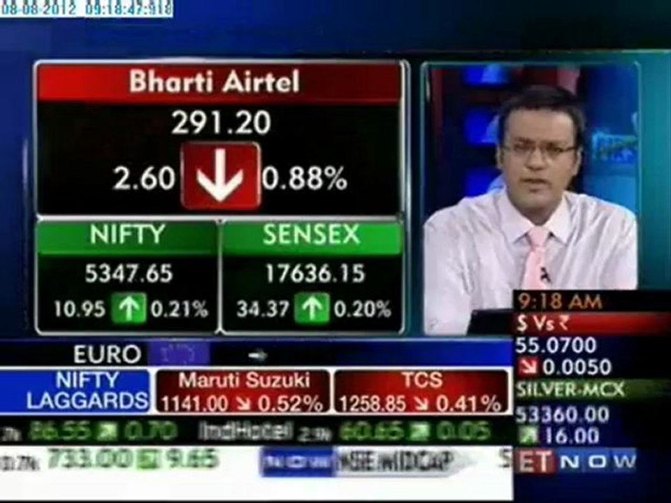 Bharti Q1 below estimates