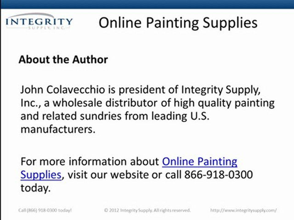 Online Painting Supplies - The Three Methods to Apply House Paint