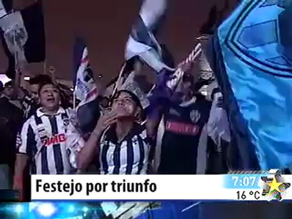 Festejo por triunfo