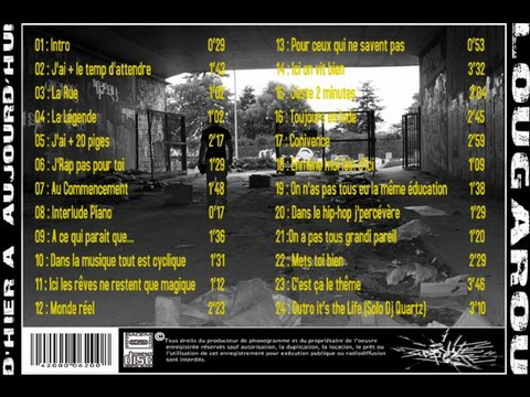 Lougarou Mc's 10 ( Dans la musique tout est cyclique ) Mix-tape d'Hier à Aujourdhui