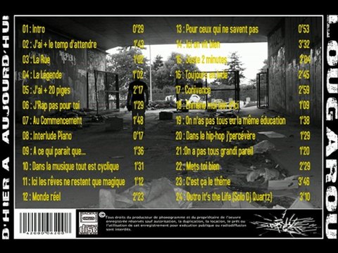 Lougarou Mc's 21 ( On n'a pas tous grandi pareil ) Mix-tape d'Hier à Aujourdhui