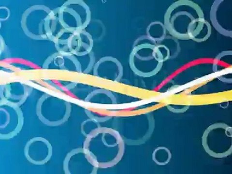 Retro Circles - Loopable Background