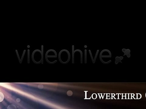 Heavenly Light Lowerthird Set - Loopable Background