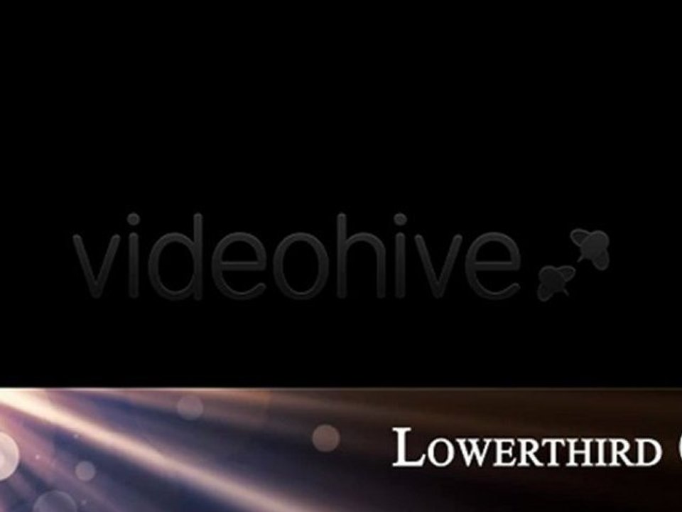 Heavenly Light Lowerthird Set - Loopable Background