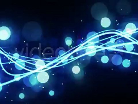 Blue Ray Flow - Loopable Background
