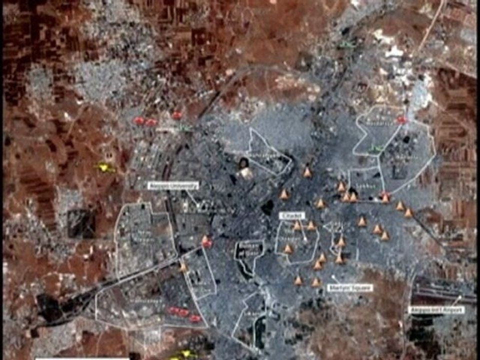 Amnesty releases satellite images of Aleppo bombing