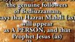 Sayyid Salih Ozcan, one of the genuine followers of Bediuzzaman, says that Hazrat Mahdi (as) will appear as A PERSON, and that Prophet Jesus (as) will return.