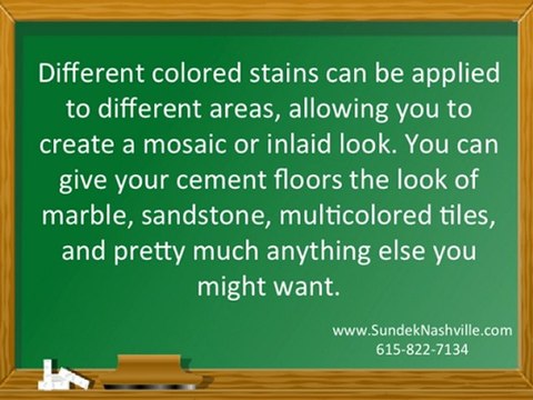 A Look at the Latest Stained Concrete Options!