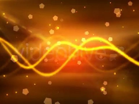Golden Waves - Loopable Background