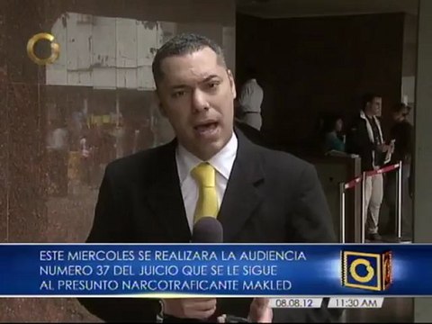 Se realiza la audiencia numero 37 del juicio al presunto narcotraficante Makled