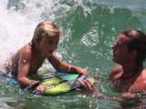 CelebrityBytes: Gavin and Kingston Get Their Boogie Board On