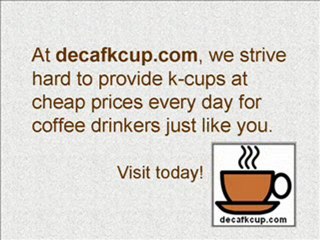 decaf k cups flavored