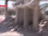 Syria فري برس  حمص تلبيسة دمااار حارة كاملة بعد قصفها بقنابل الطائرات  6 8 2012