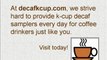 k cup decaf sampler