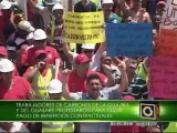 Trabajadores de Carbones del Guasare y Carbones de La Guajira protestaron por pagos pendientes