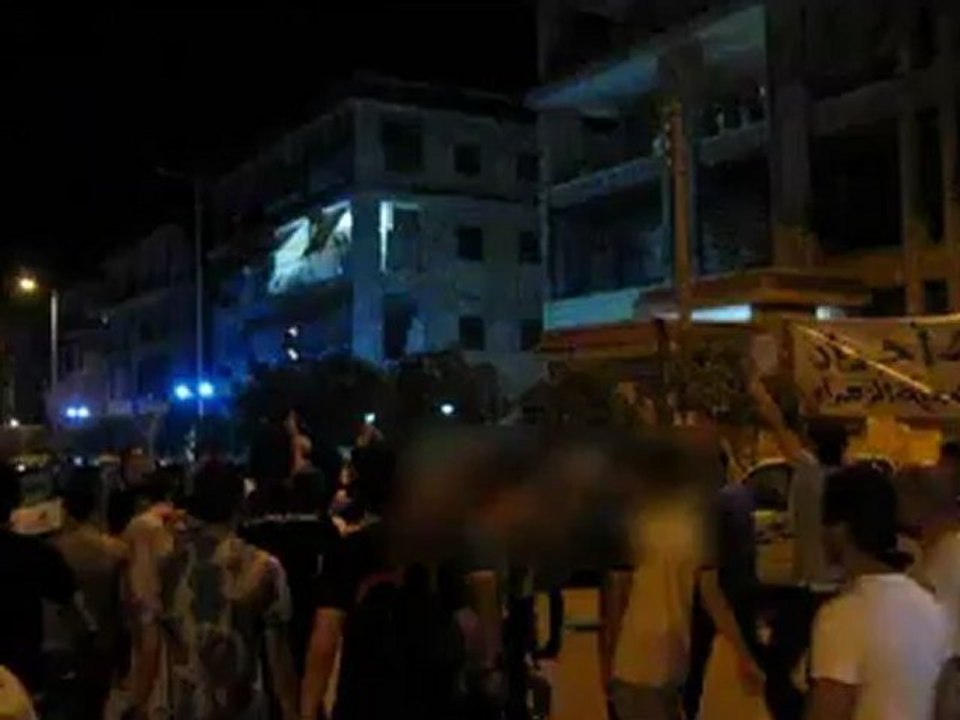 Syria فري برس حي الزهراء   جامع فاطمة رااااائع أمام بيت الشهيد تركي خصيم 7 8 2012 ج1