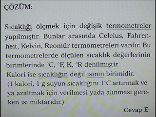 FİZİĞİN  DOĞASI  SORU - ÇÖZÜMÜ