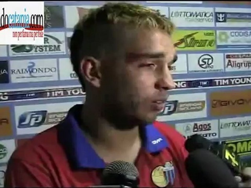 Doukara e Bellusci post Catania-Thun ***8 agosto 2012***