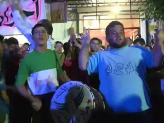 Syrians in rebel region protest in streets, confident of victory