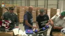 Taranto - Guardia di Finanza, sequestrati attrezzi ginnici cinesi (08.08.12)