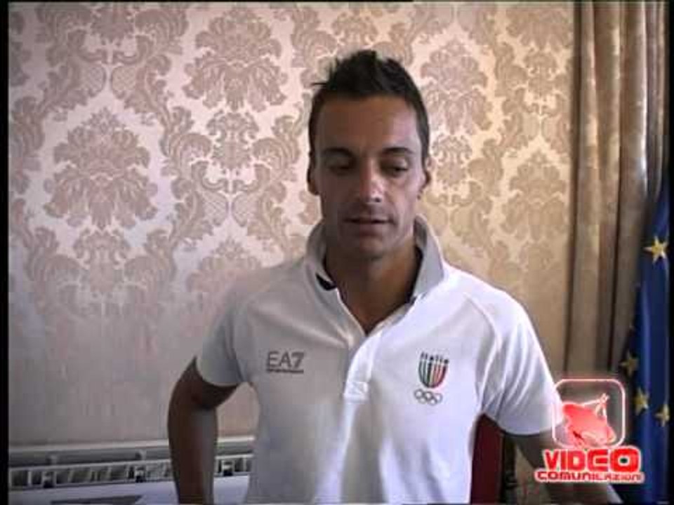 Napoli   Sciabola d'argento, Diego Occhiuzzi incontra De Magistris "dedico a napoli la mia medaglia" 08 08 12