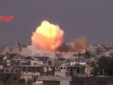 Syrian Jet Bomb Aleppo Rebels