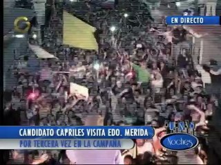 Capriles visitó Timotes en Mérida