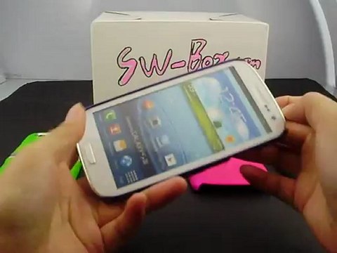 Chrome Kickstand Hard Cover Case for Samsung i9300 Galaxy S3