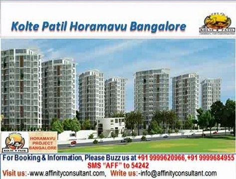 kolte patil horamavu new project bangalore @ 09999620966