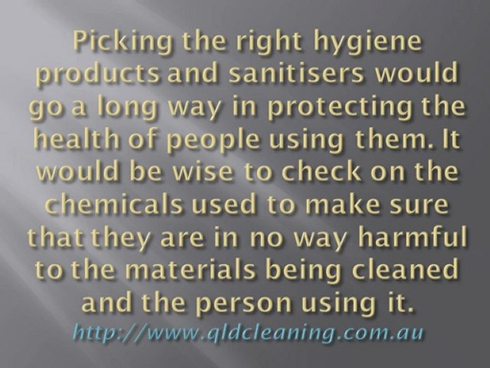 Choosing the Right Products for Hygiene and Sanitation