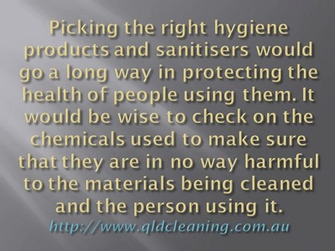 Choosing the Right Products for Hygiene and Sanitation
