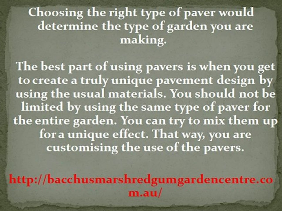 Enhancing Garden Design Using Pavers