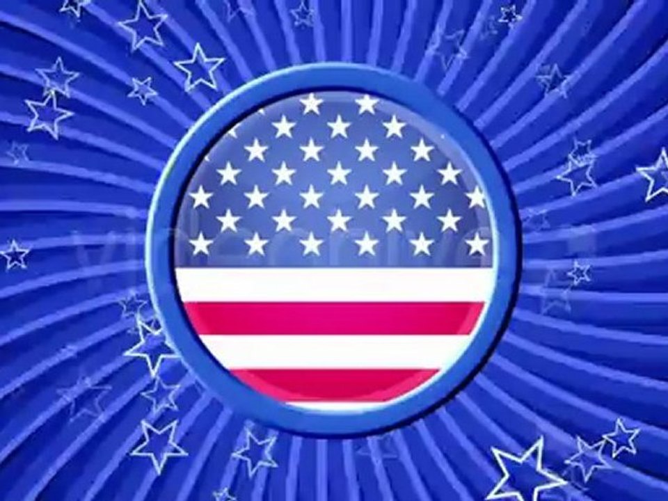 Glossy Stripes - Red White Blue - Loopable Background