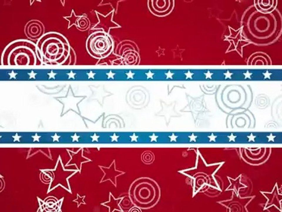 Patriotic Stars - Background & Overlay Set - Loopable Background