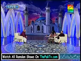 Noor e Ramzan Hum Ke Saath By Hum TV - 9th August 2012 (Seher) Part 4