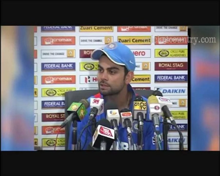 kohli on his form