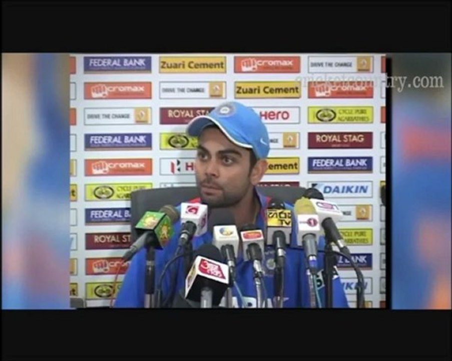 Kohli on vice captaincy!