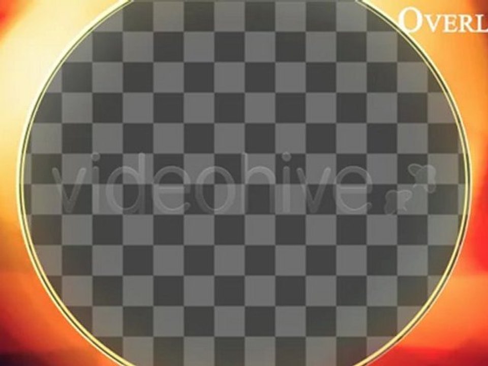 Golden Rings Overlay Set - Loopable Background