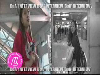 BoA's Sketch Clips INTERVIEW  tojapan (BoA)