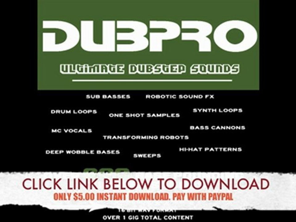 Dubstep Samples-Samples For Dubstep-dubstep Sample Pack