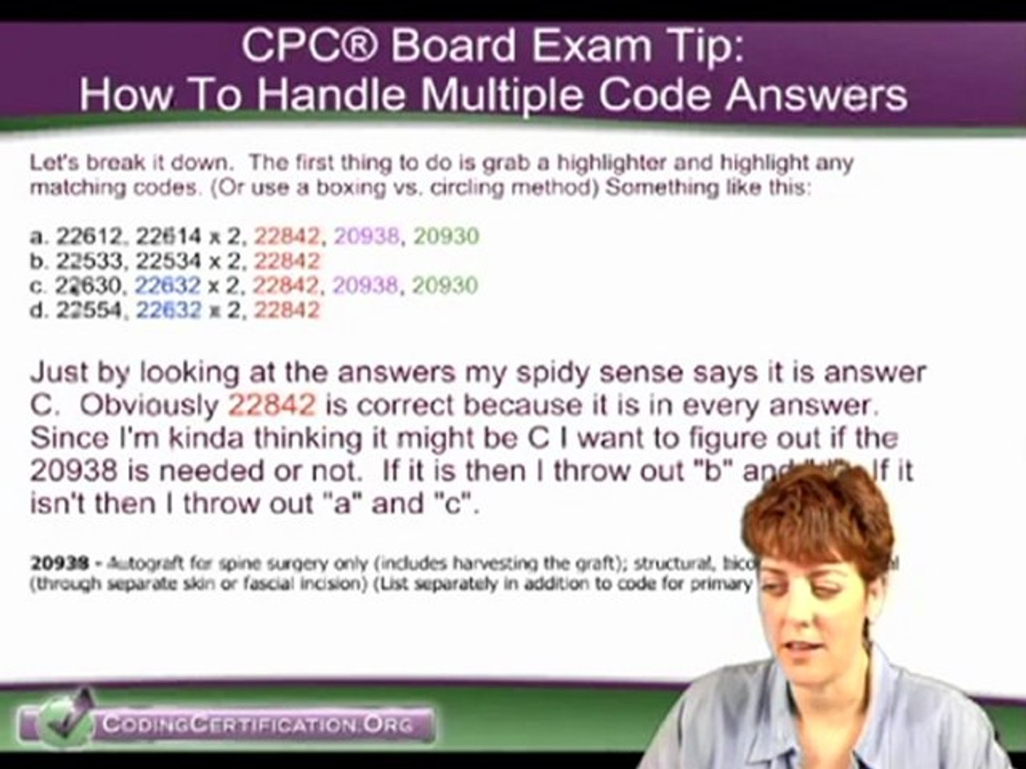 ⁣CPC Board Exam Tip- Medical Coding