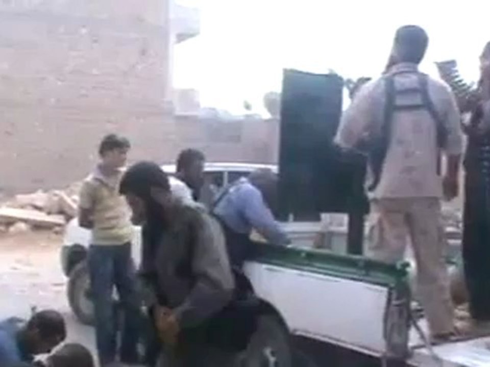 Syria فري برس ادلب   جانب من  معارك لواء صقور الشام في كفرنبل