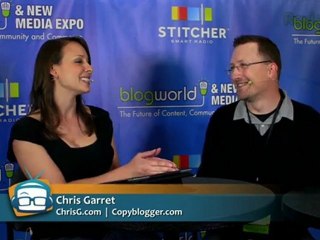 Chris Garret, Copyblogger.com - Blogworld 2012 - GeekBeat Tips & Reviews