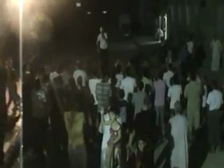 Syria فري برس حماه  المحتلة طريق حلب الجديد 9-8-2012