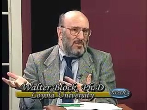 Walter Block on NOSHA TV Ayn Rand's Objectivism and Libertarianism Jul 12, 2008