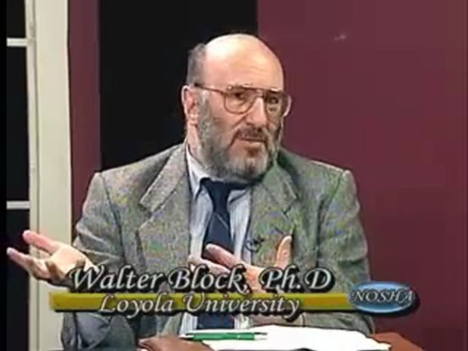 Walter Block on NOSHA TV Ayn Rand's Objectivism and Libertarianism Jul 12, 2008