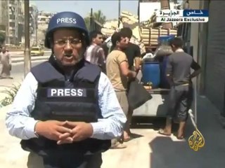 عمليات كر وفر تدور في حي صلاح الدين
