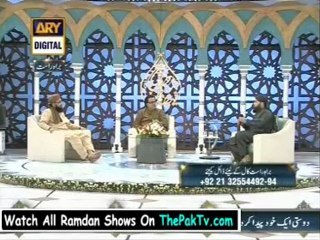 Faizan-e-Ramzan By Ary Digital - 10th August 2012 (Seher) Part 2