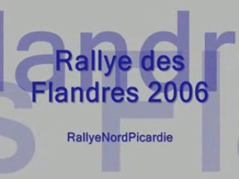 Rallye des Flandres 2006